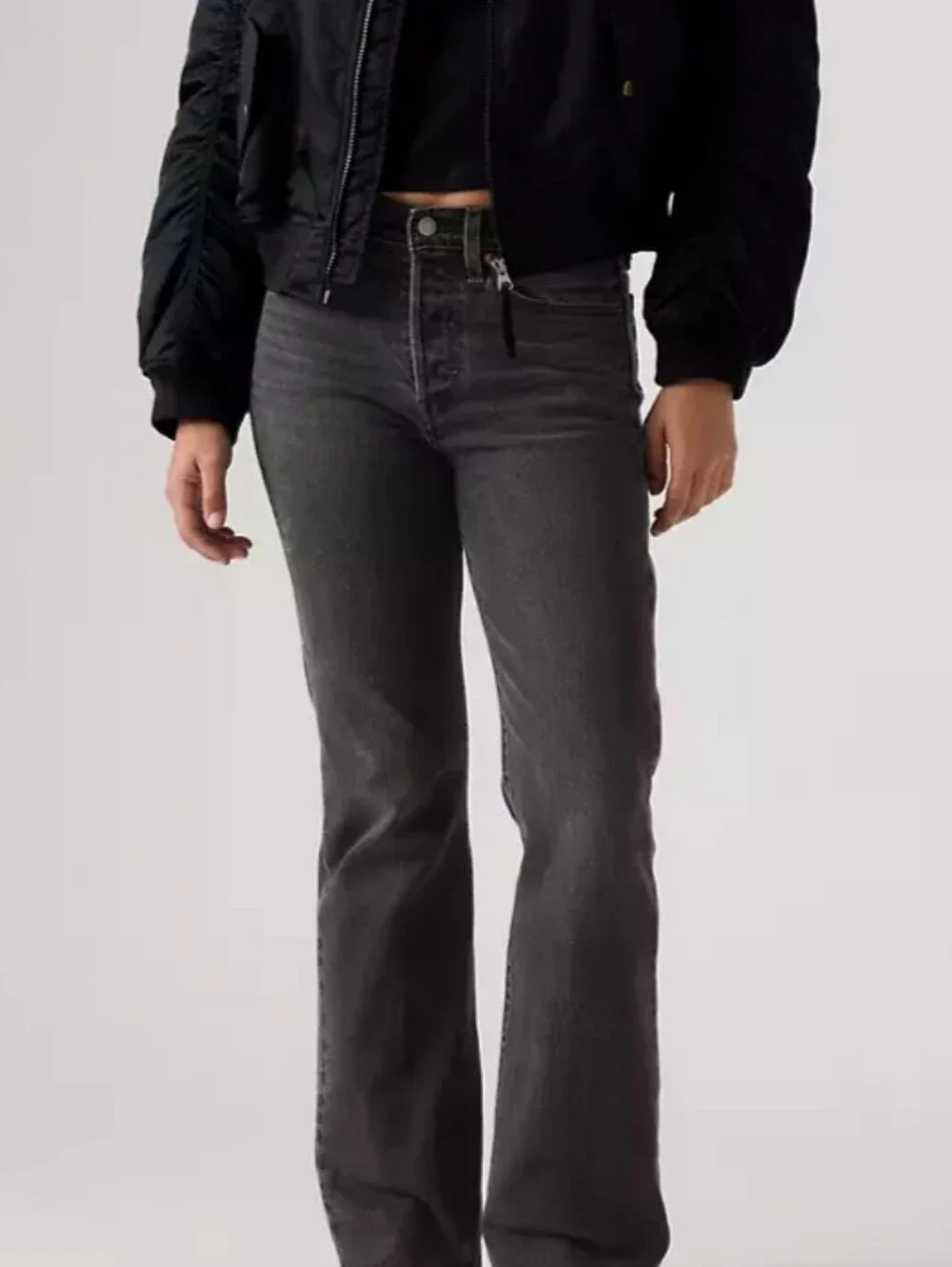 Levi's Wedgie Bootcut Jeans Black Size 31 - Picture 1 of 12